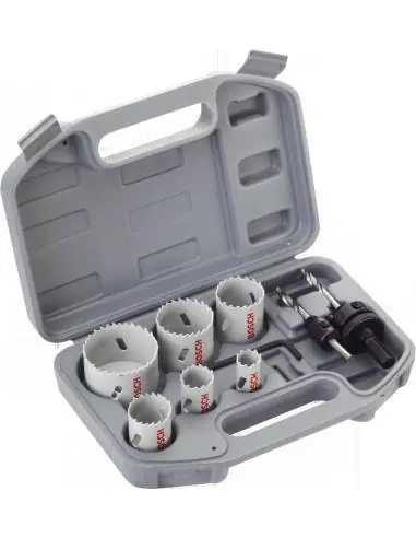 Acheter En Ligne Coffret de 9 scies trépans HSS bimétal pour électricien 2608580868 - Bosch