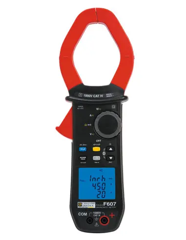 Retour Gratuit Pince multimètre F607 TRMS AC+DC. 2000A AC/3000A DC P01120967 - Chauvin Arnoux