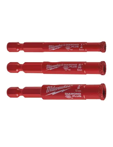 Set de 3 foret diamant GEN II (6-8-10 mm) 4932471771 – Milwaukee Usine Directe