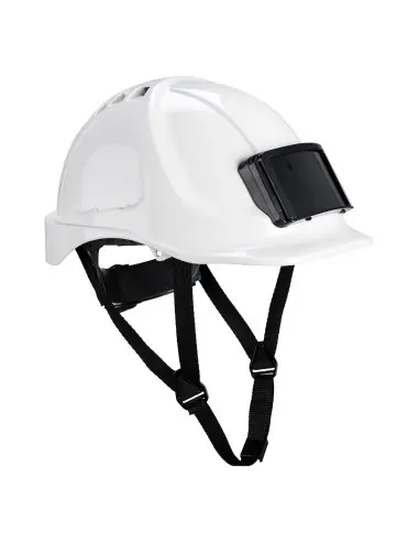 Solde Casque de chantier Endurance blanc avec porte-badge PB55WHR – Portwest