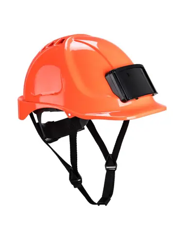 Casque de chantier Endurance orange avec porte-badge PB55ORR - Portwest Achetez Aujourd'hui
