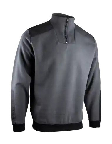 Sweat col camionneur bicolore 8092 MADRID – LMA Remise