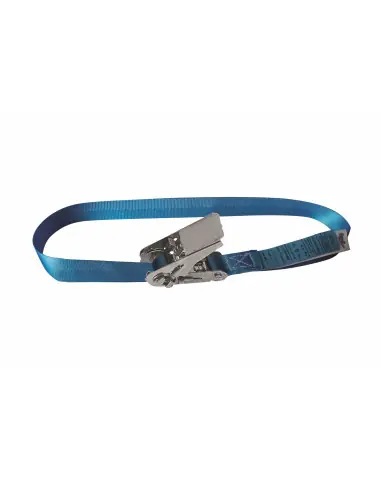 Authentique Sangle d‘arrimage à cliquet 1,2T/5M 400 daN Bleu 906/1/5B – PMS Industrie