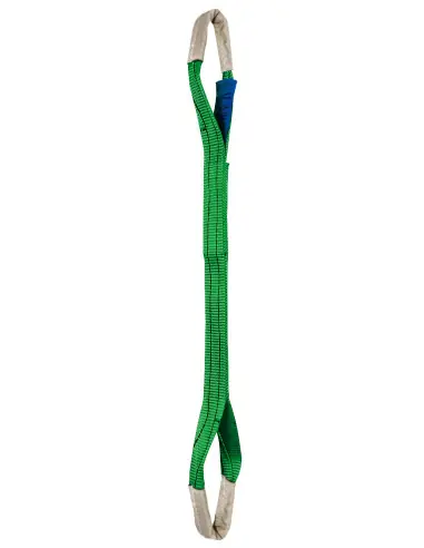 Elingue plate à boucles KRYPTON 2T/4M Vert P 2 3 – PMS Industrie Marque