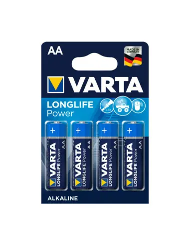 Seulement Aujourd'hui 4 Piles Alcaline Varta Longlife Power 1.5 V AA / LR6 Varta