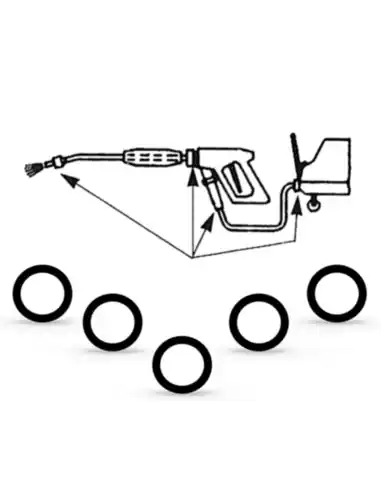 Produit De Marque Kit de 5 joints torique 28809900 - Karcher