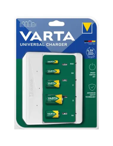 Populaire Chargeur Universel AA / AAA / C / D / 9V Varta