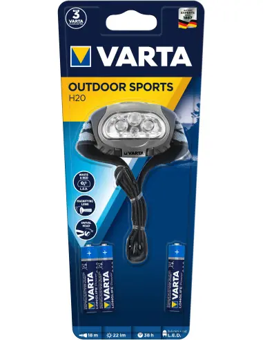 Haute Qualité Lampe frontale 4X LED Head Light 3AAA Varta