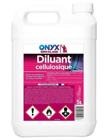 Diluant cellulosique (5 litres) Onyx Nouveauté