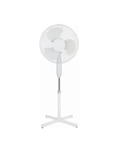 Haute Qualité Ventilateur sur pied 40 cm 55w 3 vitesses blanc PROFILE