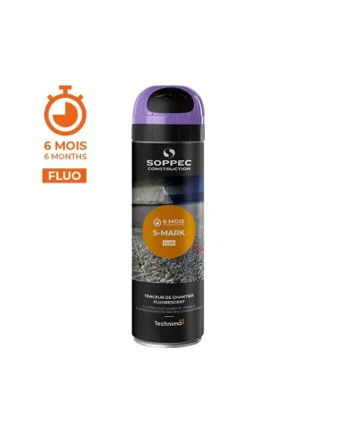 Traceur de chantier fluorescent S MARK Violet (500 ml) 141920 – Soppec Soldes