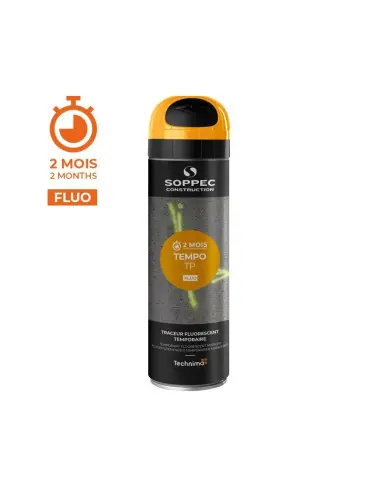 Bombe peinture temporaire TEMPO TP Orange (500 ml) 141616 – Soppec Vente Directe