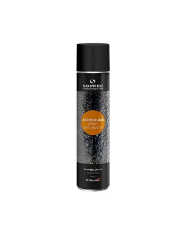 Spray bitumeux en aérosol Noir AEROBITUME (600 ml) 143003 – Soppec Haute Qualité