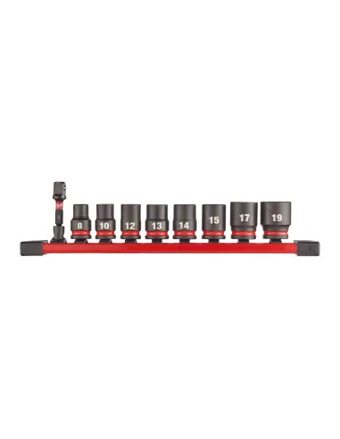 Set de 9 Douilles Shockwave Impact Duty 3/8&Prime; avec support pour Boulonneuse 4932480454 – Milwaukee Affaire À Saisir