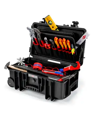 Paiement Sécurisé Mallette à outils « Robust26 » Plomberie 17 outils 00 21 33 S - Knipex