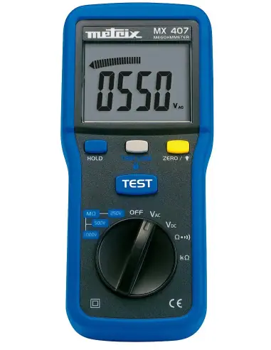 Top Vente Controleur d‘isolement multimètre 1000V MX 407 MX0407 – Metrix