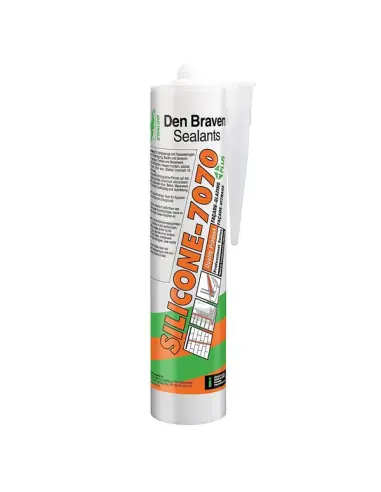 Nouveauté Mastic silicone neutre bâtiment Noir 7070 PLUS (300 ml) SI7070P1321ZW25 – Den Braven