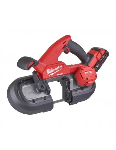 Vente Directe Scie à ruban compacte 18V 2Ah M18 FBS85-202C 4933471497 - Milwaukee