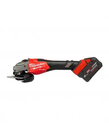 Meuleuse d‘angle 125 mm interrupteur coulissant et frein FUEL 18V 8Ah M18 FHSAG125XB2-802X 4933493416 - Milwaukee Haute Qualité