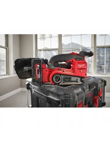 Commander Vite Ponceuse à bande 75 mm FUEL 18V 5,5Ah M18 FBTS75-552X 4933479615 - Milwaukee