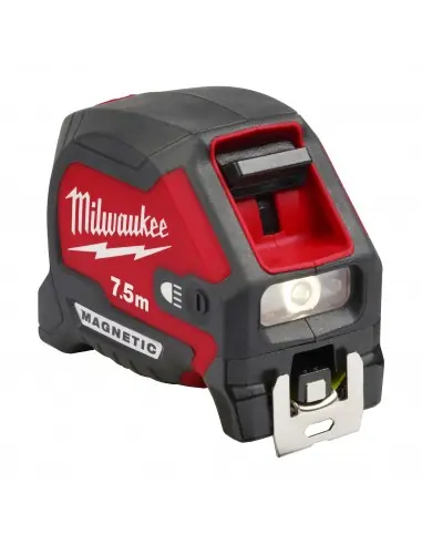Mètre ruban magnétique avec LED 7,5 m X 30 mm 4932492469 – Milwaukee Commande En Gros