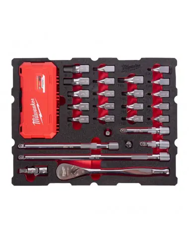 Module servante Cliquet & Douilles / Embouts 1/2&Prime; 67 piéces PACKOUT 4932501870 – Milwaukee Commander Maintenant