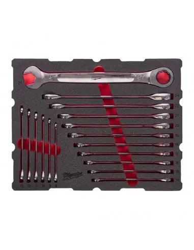 Module servante Clés mixtes à cliquet MAX BITE 17 piéces PACKOUT 4932501872 – Milwaukee Top Vente