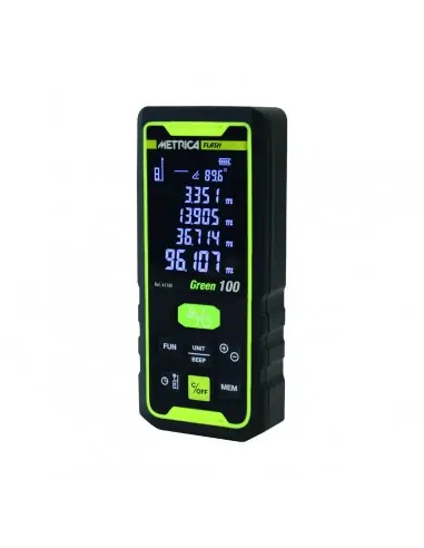 Télémètre laser Flash Green 100 61100 – Metrica Expédié Aujourd&rsquo;hui
