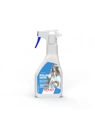 Petit Prix Liquide nettoyant lustrant inox et chromes POLISH’INOX (500 ml) IO813 - Aexalt Pluho