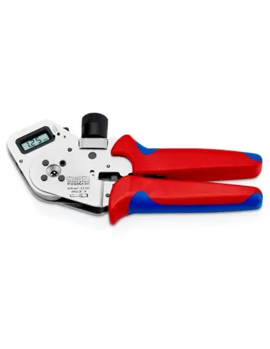 Pince à sertir à quatre points pour contacts tournés 175 mm 97 52 63 DG A - Knipex Réduction