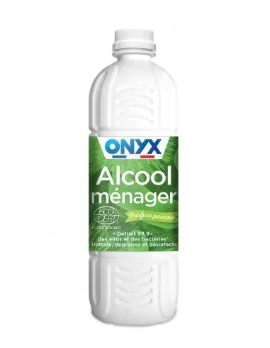 Certifié Alcool Ménager Parfumé Pomme (1 litre) A04050106 – Onyx