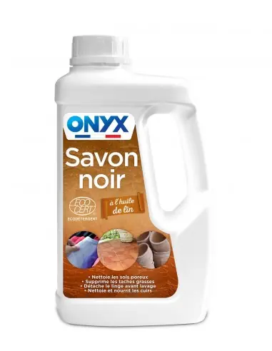 Savon Noir à l‘Huile de Lin (1 litre) E48050106L - Onyx Vente Flash