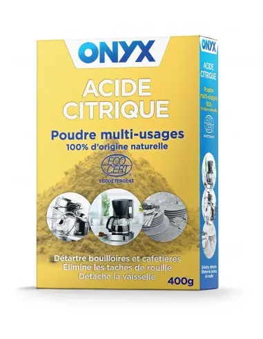 Acide Citrique Cartonnette (400 gr) I160518062 – Onyx Quantité Limitée