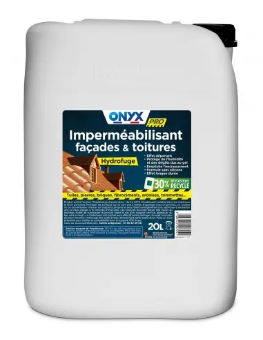 Meilleure Vente Imperméabilisant Façades & Toitures (20 litres) E64052001FT – Onyx