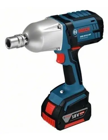 Boulonneuse à chocs sans fil GDS 18 V-LI HT solo Click&Go, L-BOXX - Bosch Top Vente