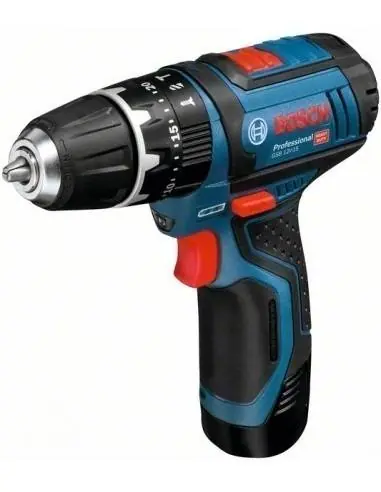 Affaire À Saisir Perceuse-visseuse à percussion sans-fil GSB 12V-15, 2 batteries 2,0 Ah, L-BOXX - Bosch