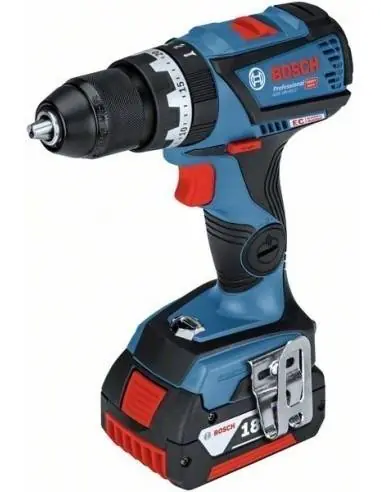 Certifié Perceuse-visseuse à percussion sans-fil GSB 18V-60 C, 2batterie 5,0 AH batteries, L-BOXX, CoMo - Bosch