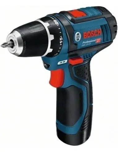 Perceuse-visseuse sans-fil GSR 12V-15, 2 batteries 2,0 Ah, L-BOXX - Bosch Petit Prix