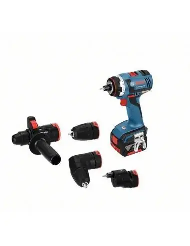 Perceuse-visseuse sans-fil GSR 14,4 V-EC FC2 + 4 mandrins, 2 batteries 4,0 Ah, L-BOXX - Bosch Meilleure Vente