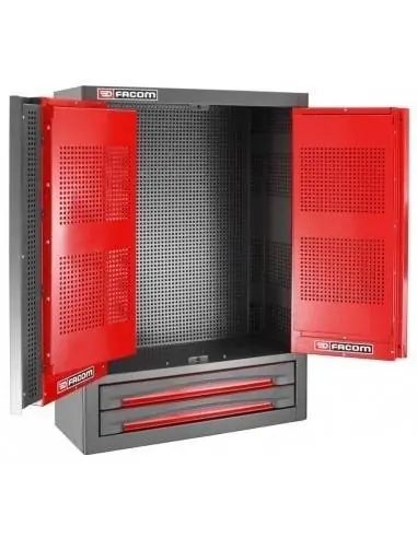 Armoire murale - 2 tiroirs + volets - hauteur 1000 mm - 2202XL - Facom Expédié Aujourd'hui