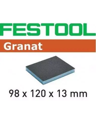 Retour Gratuit Éponge de ponçage 98x120x13 120 GR/6 - Festool