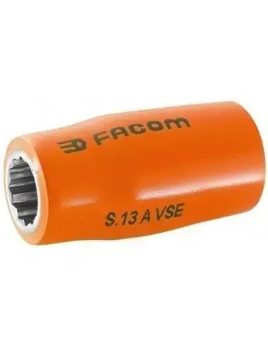S.AVSE - Douilles 1/2" 12 pans isolées 1000 Volts série VSE - S.21AVSE - Facom Prix Réduit