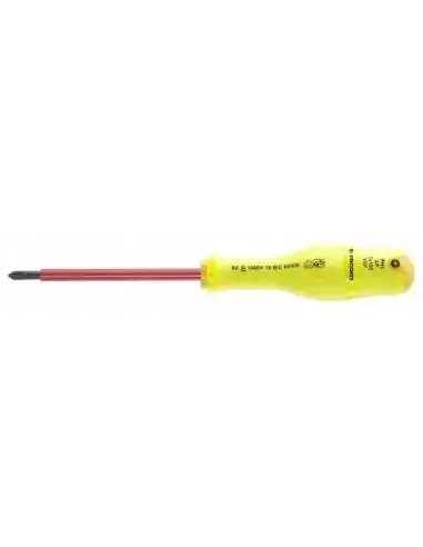 Achetez Aujourd'hui AP.VEF - Tournevis PROTWIST® isolés 1000 Volts pour vis cruciformes Phillips® - FLUO - AP1X100VEF - Facom