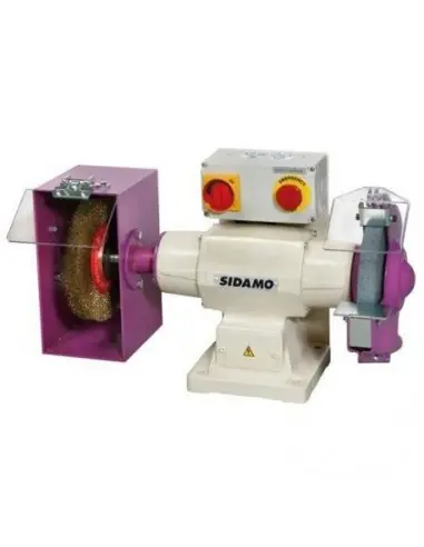 Touret meule - brosse 134 D. 200 mm - 400V 750W - 20113012 - Sidamo Offre Limitée