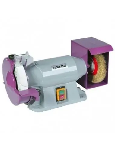 Meilleur Prix Touret meule - brosse TM 200 BT D. 200 mm - 400V 900W - 20113109 - Sidamo