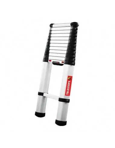 Échelle télescopique CLASSICO LINE 3,80 m + paire de pieds de sécurité – TEL-000014 – Telesteps Bon Plan