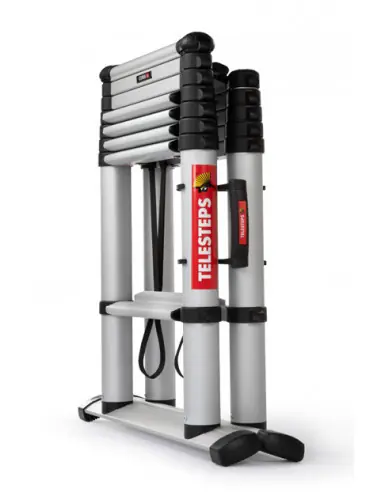 Échelle télescopique transformable COMBI LINE 2.30M + Plateau - TEL-60623/PL - Telesteps Bon Plan