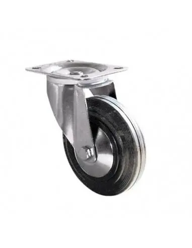 Roulette de manutention pivotante sur platine 160 mm – 1351821 Affaire À Saisir