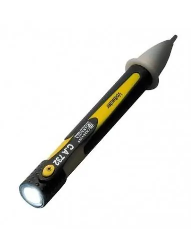 Réduction Stylo détecteur de tension AC sans contact + lampe LED CA 732 – P01191745Z – Chauvin Arnoux