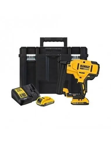 Produit De Marque Agrafeuse 18Ga XR 18V 2Ah Li-ion Brushless - 2 batteries - coffret TSTAK - DCN681D2 - Dewalt